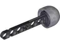 Projectile, Technic Competition Arrow, Beam Shaft with Solid Flat Silver Rubber End