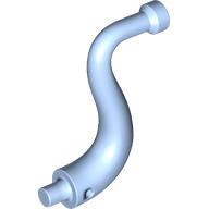 Lego Animal Body Part / Plant, Tail / Trunk / Tentacle / Tongue / Vine / Tree Branch (Long Tip) / Bright Light Blue