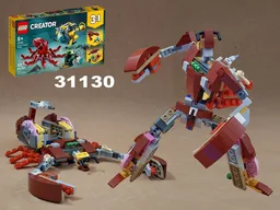 Transformer Scorponok / Scorpion using LEGO Creator 31130: Sunken Treasure Mission