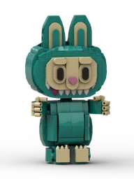 Cute Monster Brick Figure