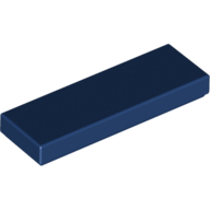 Lego Tile 1 x 3 / Dark Blue