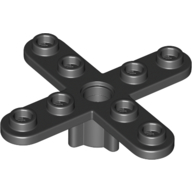 Lego Propeller 4 Blade 5 Diameter with Rounded Ends, Closed Hub