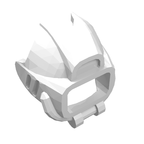 Lego Headwear Accessory Visor / Divers Mask (Underwater) / White