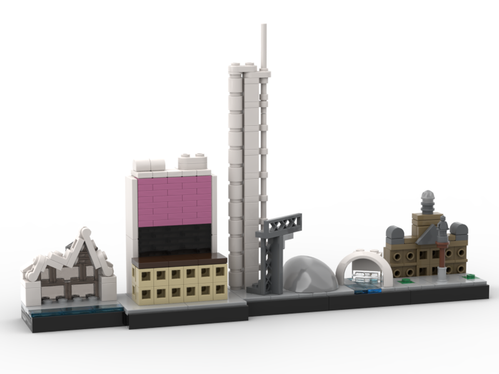 Lego Glasgow Skyline