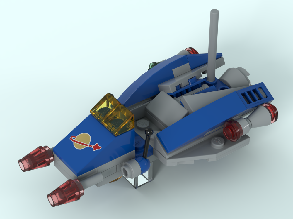Lego Classic Space rebuild of the Super Secret Police Enforcer 30282