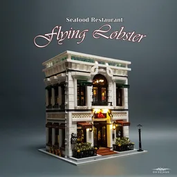 Seafood Restaurant 'Flying Lobster' Modular