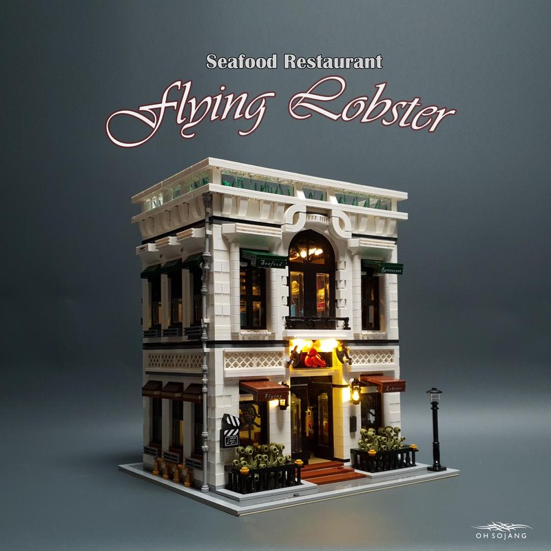 Lego Seafood Restaurant 'Flying Lobster' Modular