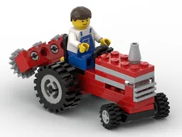 851 Tractor Mini-figure scale