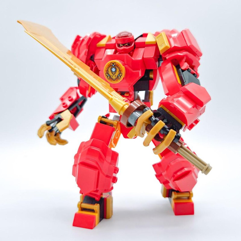 Lego Kai's Fire Mech/Corrupted Wolf Mech (71808 Alt Build)