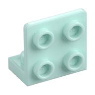 Lego Bracket 1 x 2 - 2 x 2 Inverted / Light Aqua