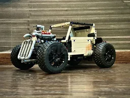 WHITE FURY HOT ROD