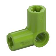 Lego Technic Axle and Pin Connector Angled #6 - 90° / Lime