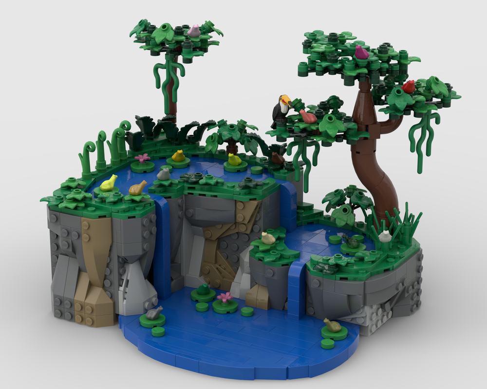 Lego Frog Bog