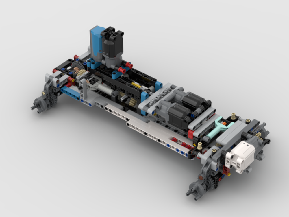 Lego 4×4 AWD/RWD chassis