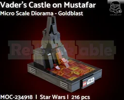 Vader's Castle on Mustafar - Micro Diorama