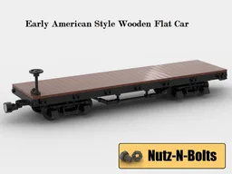 Fat Car - Early Wooden American Style 8 WIde