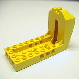 Cockpit 10 x 4 x 5 with Technic Holes / Yellow