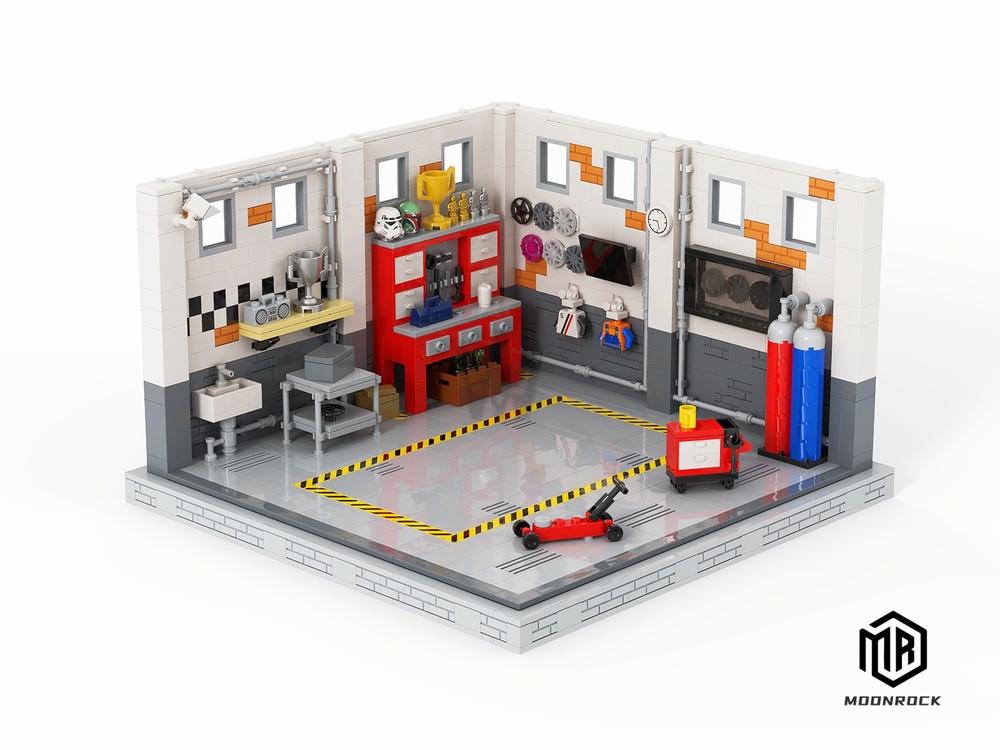 Lego Garage Scene