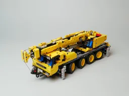 Small four-axle crane