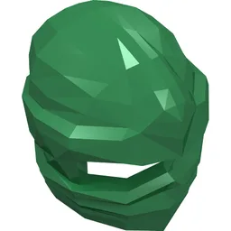 Wrap with Forehead Ridge / Green
