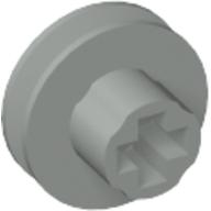 Lego Motor Pulley, 9V Micromotor with axle hole / Light Gray