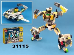 Transformer Submarine from LEGO Creator 31115: Space Mining Mech