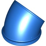 Lego Duplo Ball Tube 45° Turn / Blue