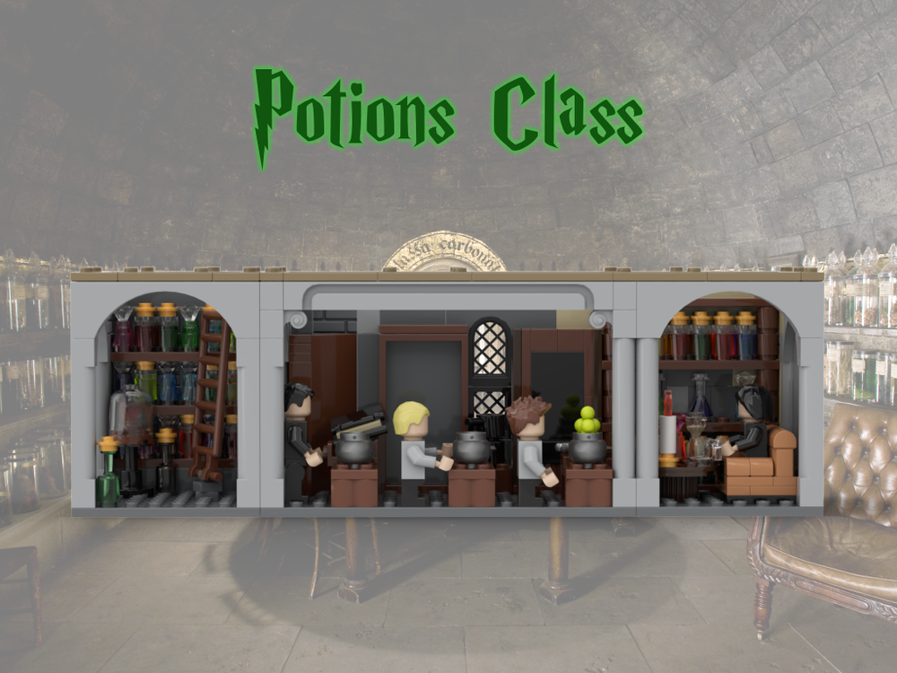 Lego Hogw*rts: Potions Class (Modular)