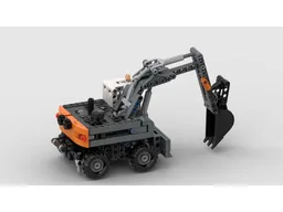 Wheeled excavator