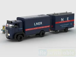Remote Control LNER Maintenance Van and LNER Mobile Lavatory Unit