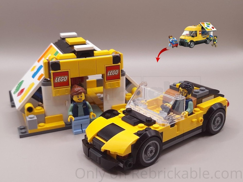 Lego 60500 Cabrio and Store