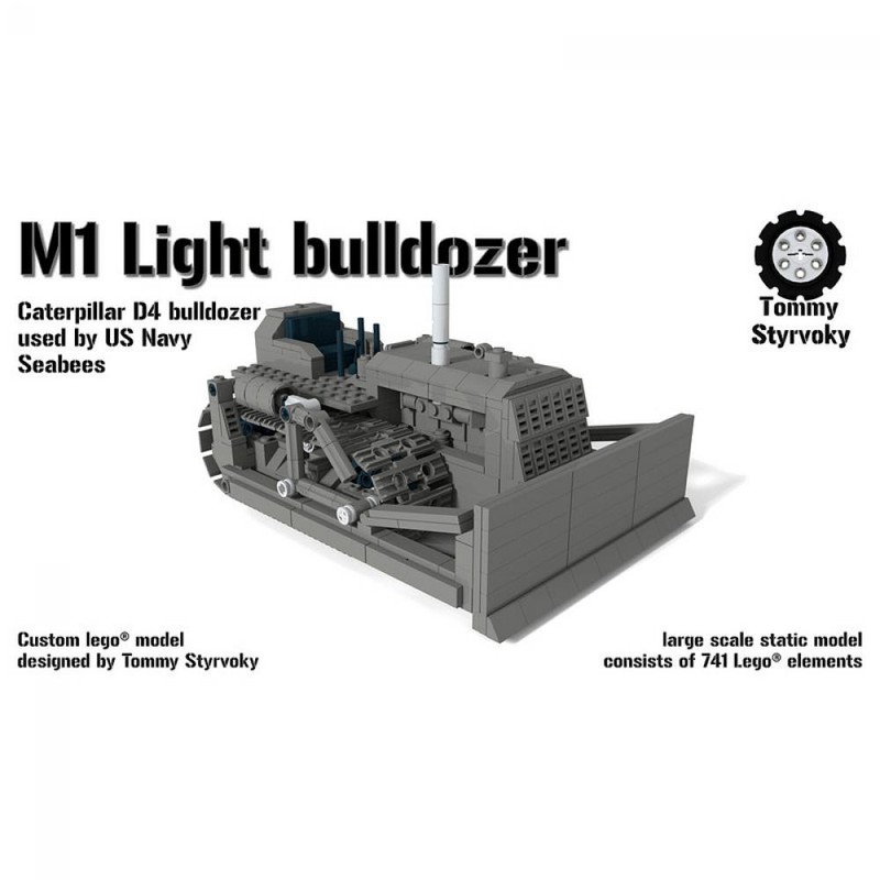 Lego M1 Light bulldozer