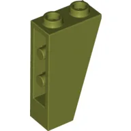 Brick Sloped Inverted 75° 2 x 1 x 3 / Olive Green