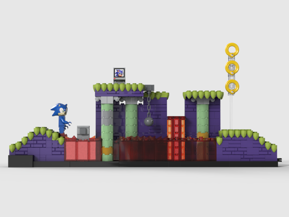 Lego Sonic Marble Zone