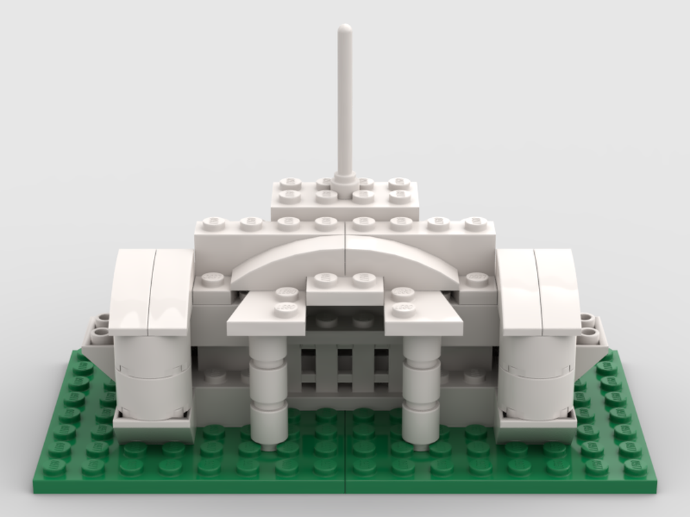 Lego White Capital Building