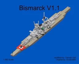 1:560 Scale Bismarck(Version 1.1)