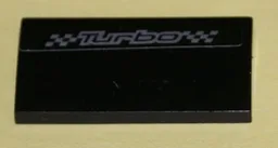 Slope, Curved 2 x 4 x 2/3 with Bottom Tubes with 'Turbo' Pattern (Sticker) - Set 8194