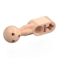 Technic Beam 1 x 2 with Ball Joint Holes in Ball / Light Nougat