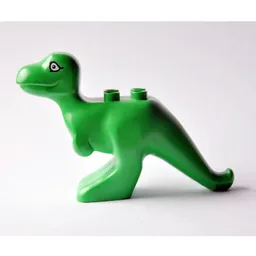 Duplo Dinosaur Tyrannosaurus Rex Adult without Spots Print / Bright Green