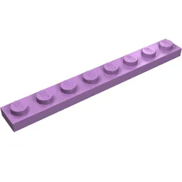 Plate 1 x 8 / Medium Lavender