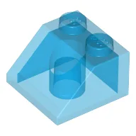 Brick Sloped 45° 2 x 2 / Trans-Dark Blue