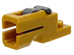 Projectile Launcher, 1 x 2 Mini Blaster / Tile Shooter with Dark Bluish Gray Trigger (69754 / 69755)