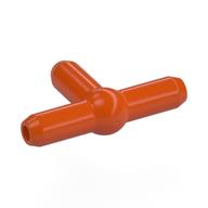 Lego Pneumatic T-Piece (T Bar) [New Style] / Reddish Orange