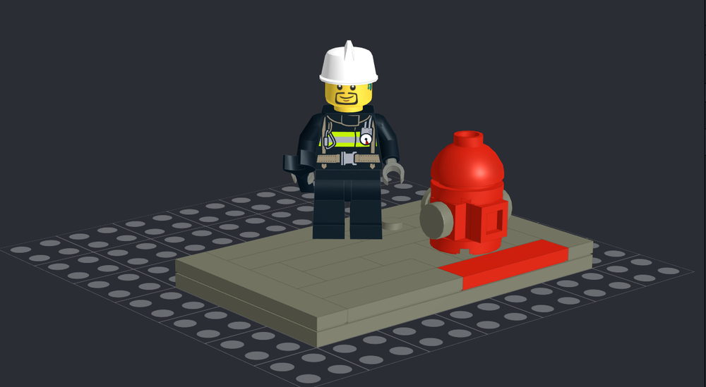 Lego Fire Hydrant
