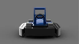 Simple Blue Go-Kart