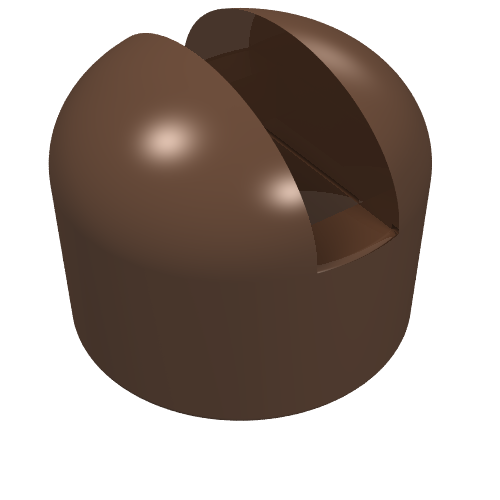 Lego Lever Small Base / Brown