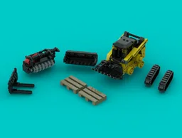 Mini Track Loader/Skid Steer with Implements