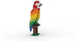 11005 Rainbow parrot