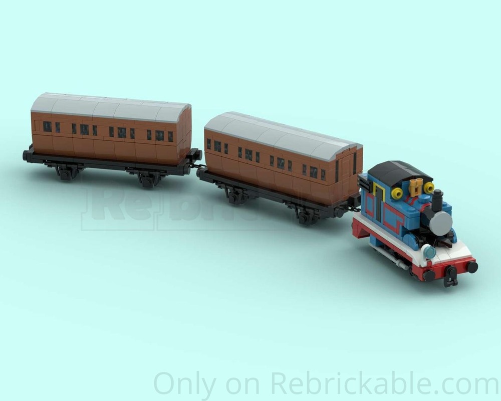 Lego Thomas + Annie & Clarabel(For Narrow Gauge)