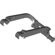 Lego Duplo Digger / Sweeper Arm, with Handle 8 x 7 x 2 / Dark Bluish Gray